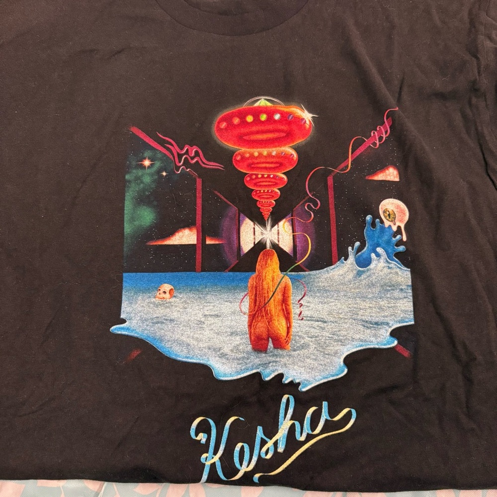 Kesha 2017 Rainbow Concert Tour T-shirt - Unisex Size XL souvenir
